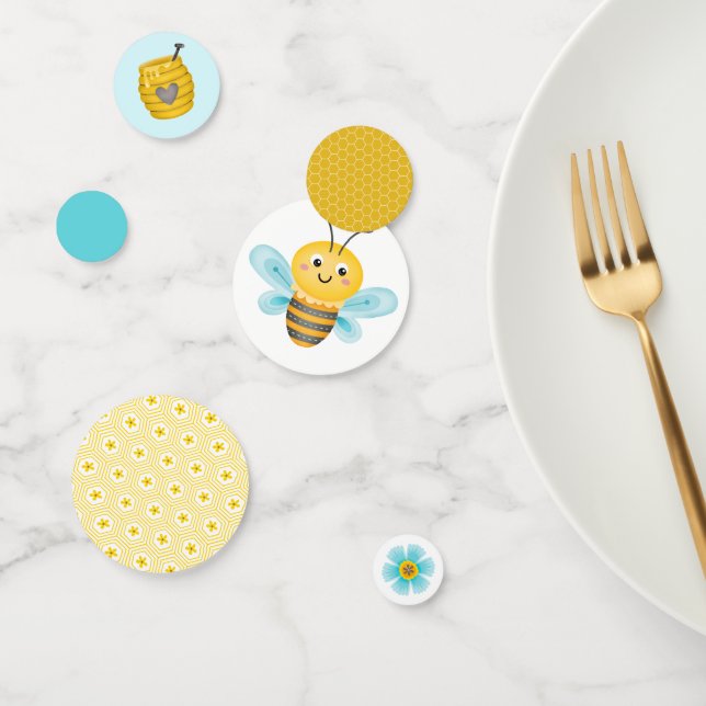 Confettis Combe de miel d'abeille mignonne (Groupe)