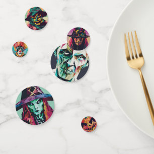 Confettis Créatures d'Halloween effrayantes