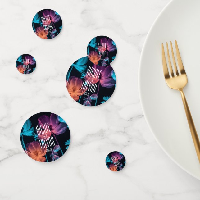 Confettis Créez votre propre table de fleurs Xray personnali (Groupe)