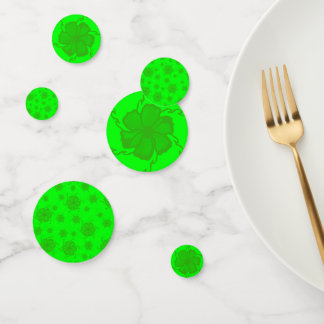 Confettis de fête FTF en vert