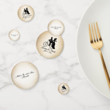 Confettis de mariage pour vélo personnalisés adora