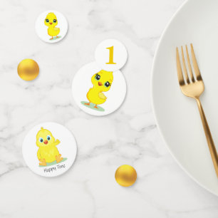 Confettis de table Happy Chick