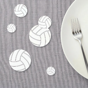 Confettis de table pour fête de volley-ball person