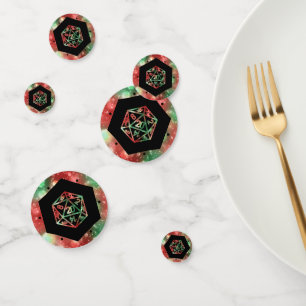 Confettis Dés à jouer RPG Joueur de jeux de rôle sur table