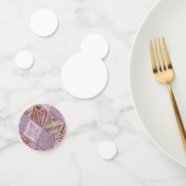 Confettis Dessins De Diamant En Rose