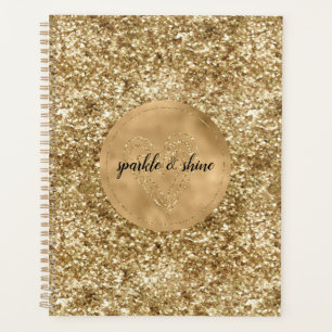 Confettis dorés paillettes Cœur