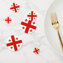 Confettis Drapeau de Géorgie