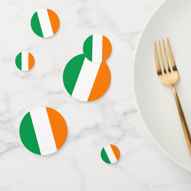 Confettis Drapeau de l'Irlande (Groupe)
