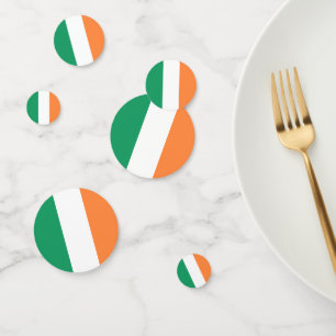Confettis Drapeau irlandais patriotique Saint Patrick's Day