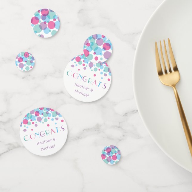 Confettis Elle est prête à faire des Baby showers Pois (Groupe)