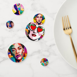 Confettis Face LGBTQI