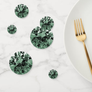 Confettis Fausse émeraude diamant vert