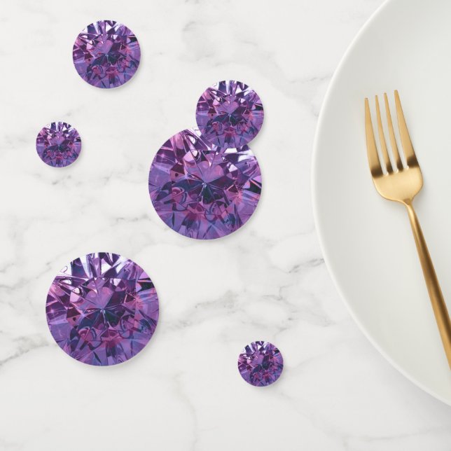Confettis Faux Alexandrite Gemstone Diamant (Groupe)