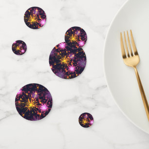 Confettis Festive feux d'artifice des coeurs
