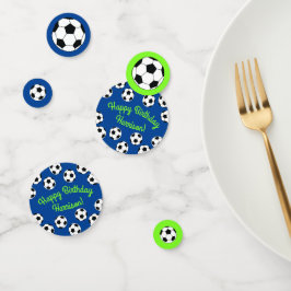 Confettis Fête d'anniversaire de football