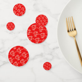 Confettis Fête Rouge Blanc Ho Ho Noël