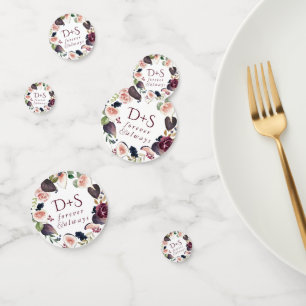 Confettis Figues florissantes Moody Rustic Monogram Wreath