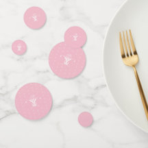 Fleur blanche Pastel rose Pâques