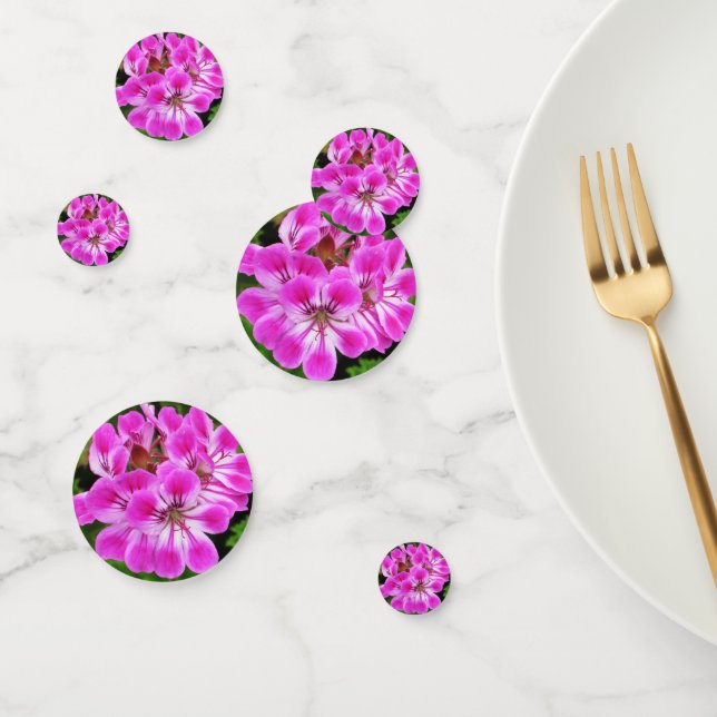 Confettis Fleur rose - (Groupe)