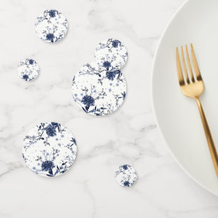 Confettis Fleurs bleues