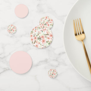 Confettis Fleurs roses