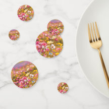 Fleurs sauvages roses Lavande jaune 2025