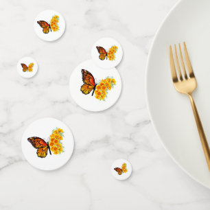 Confettis Flower Butterfly with Yellow California Poppy