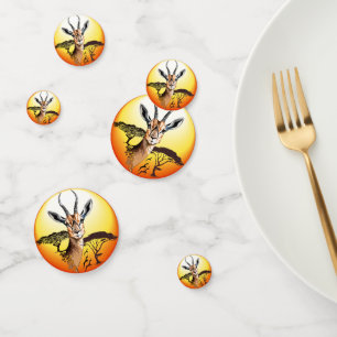 Confettis Gazelle Antelope africaine animal sauvage