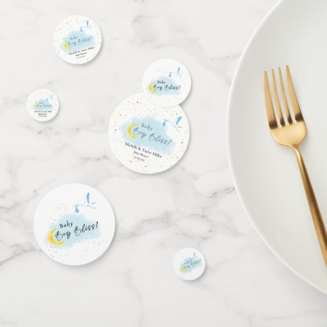 Confettis Gold Starlit Baby Boy Bliss Stores Livraison spéci (Groupe)