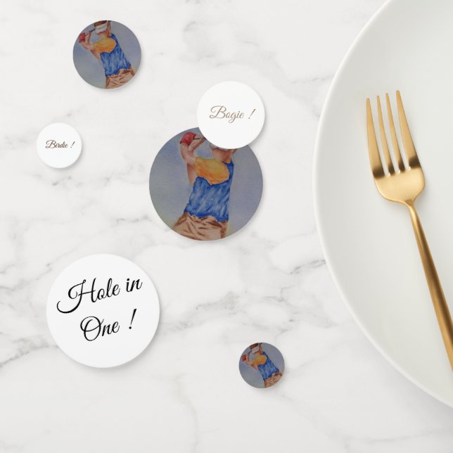 Confettis Golf d'été Sports Anniversaire (Groupe)