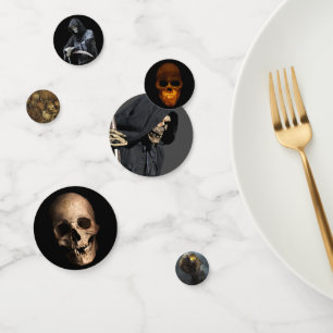 Confettis Halloween Skulls & Grim Reapers