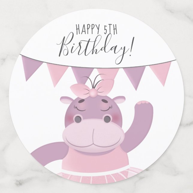 Confettis Hippo Ballerina (Grand verso)