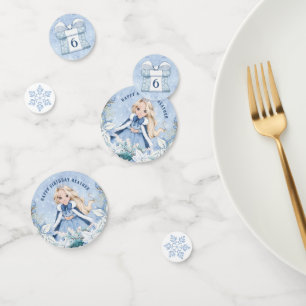 Confettis Hiver Fairytale Princess Coiffure blonde