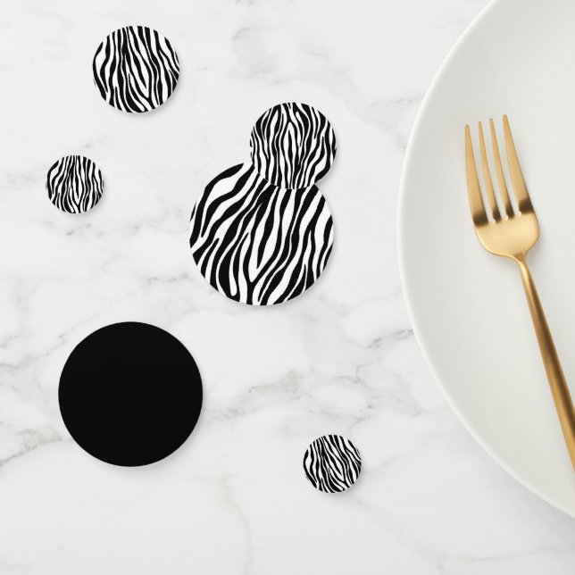 Confettis Impression Zebra (Groupe)