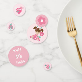 Confettis Jolie fille Ladybug, anniversaire