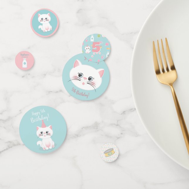 Confettis Jour Purr-fect Chat Anniversaire (Groupe)