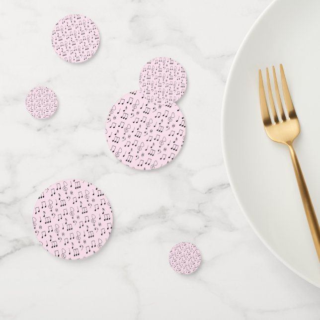Confettis Just Noté Rose (Groupe)
