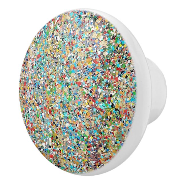 Confettis Keramik Pull Keramikknauf (Rechts)