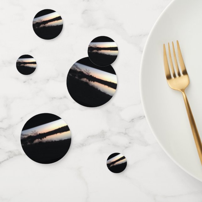 Confettis Lac Silver au coucher du soleil (Groupe)