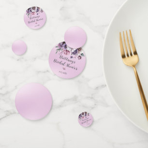 Confettis L'eau de lavande aquarelle florale pour la fête de