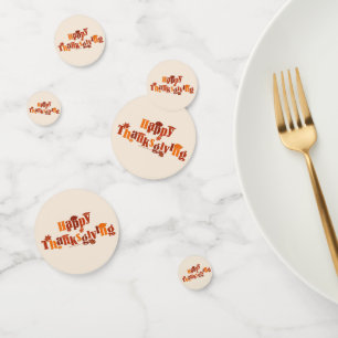 Confettis L'image de Thanksgiving festive et lumineuse de Sl