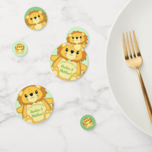 Confettis Lion Baby shower Safari