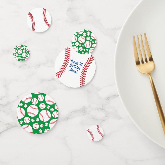 Confettis Little Slugger Baseball fête d'anniversaire (Groupe)