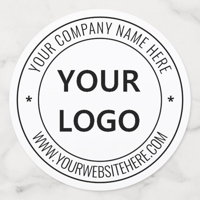 Confettis Logo de l'entreprise personnalisée Texte du Busine (Grand verso)