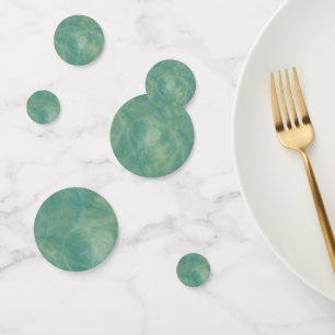 Confettis marbre vert abstrait