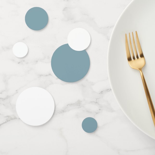 Confettis Mariage bleu (Groupe)