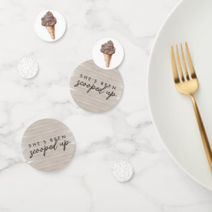 Confettis Mariage Chocolat Scoopé Fête de Fiançailles