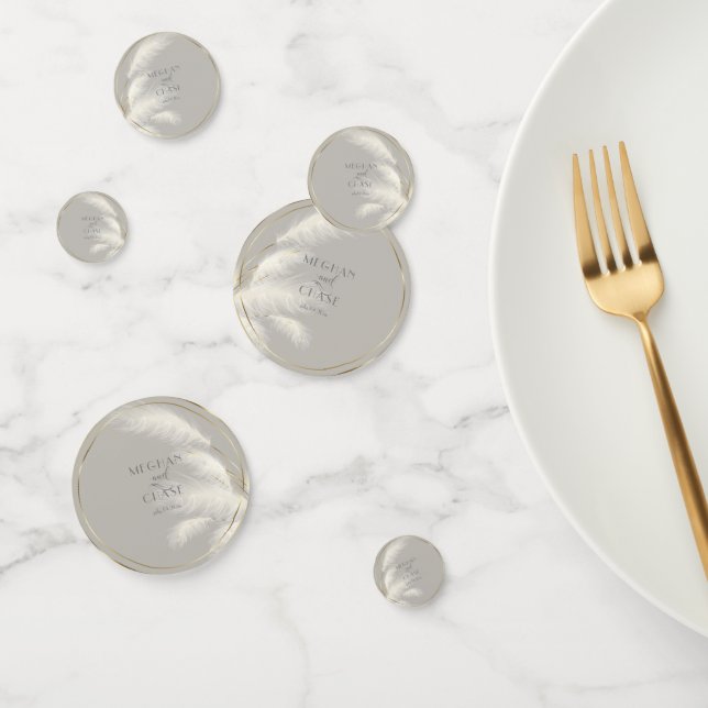 Confettis Mariage de gazon Pampas (Groupe)