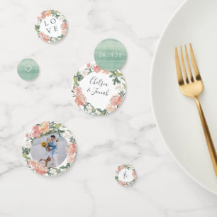 Confettis Mariage floral du milieu de l'été