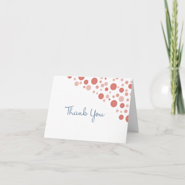 Confettis Merci Corail (Devant)